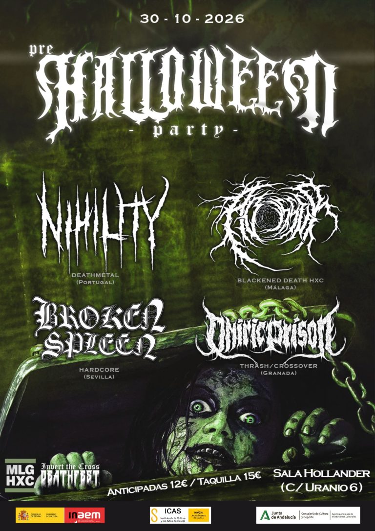 Cartel de pre HALLOWEEN party